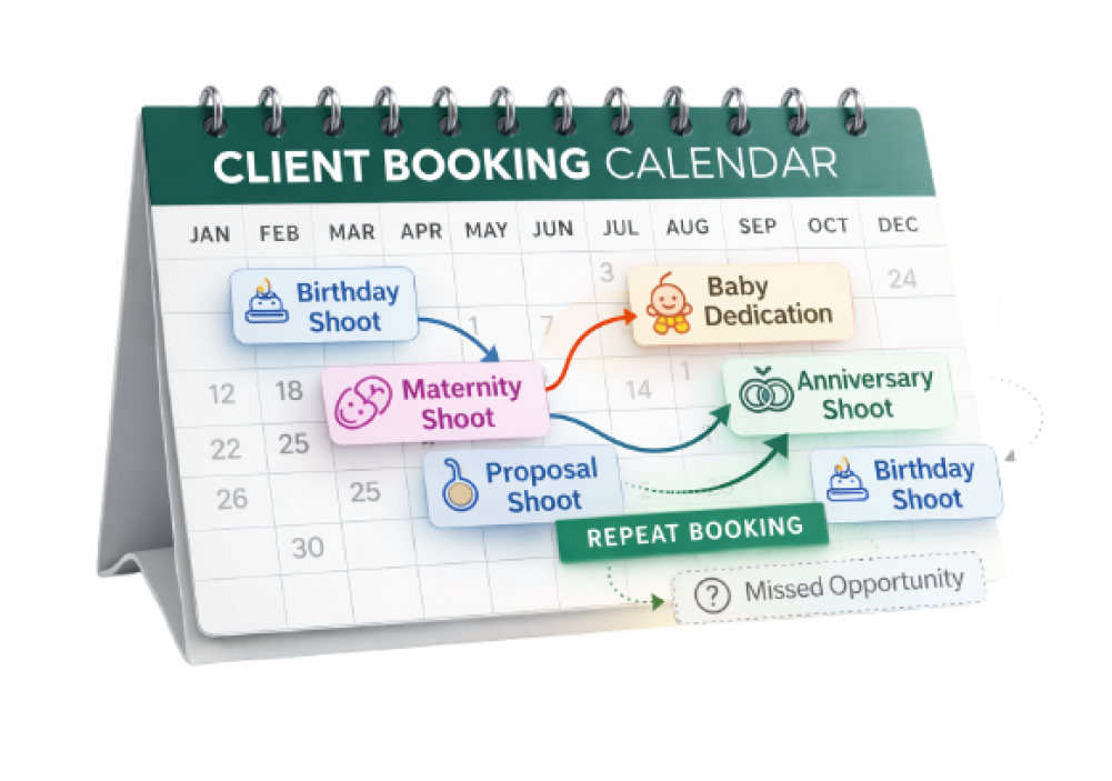 Client booking calendar